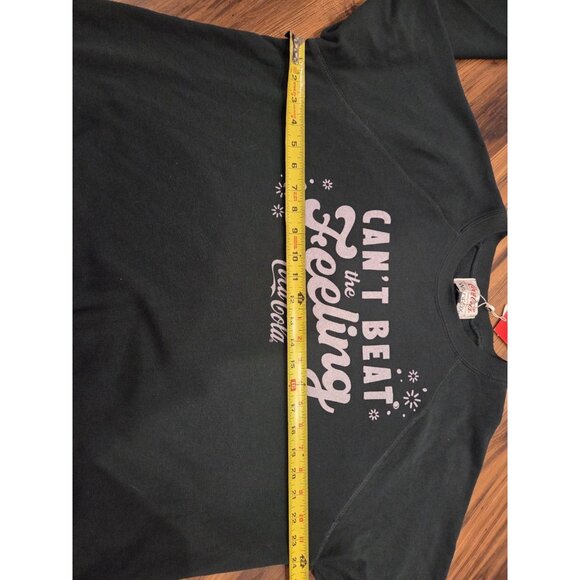 WILDFOX Cant Beat The Feeling Coca Cola Sommers Sweatshirt Size L Green Holiday - Picture 11 of 12